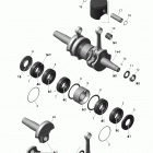 Xtrim 550 Коленвал и поршни
