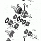 Xtrim Commander 600 SDI 01- Crankshaft