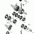 Xtrim SC 600 E-TEC 01- Crankshaft