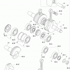 Rave 600 01- Crankshaft