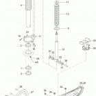 YETI Pro V-800 (RUS) Передняя подвеска и лыжи