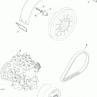 YETI SUV V-800 Защита ремня вариатора