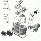 Rave RS 600 01- Cylinder And Reed Valve