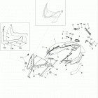 Xtrim SC 600 E-TEC Стекло ветровое и консоль