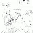 Adventure GT 600 HO SDI Двигатель и крепление