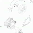 YETI 600 Защита ремня вариатора