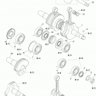 Xtrim 600 SDI Коленвал и поршни
