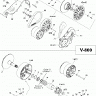 Adventure V-800 система шкива приключения
