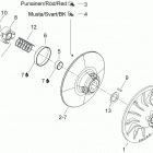Adventure LX 600 Ведомый шкив