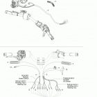 Rave 600 HO SDI Проводака на руле