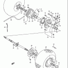 LT-F160 Quad Runner Заднее колесо