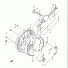 LT-F250 Quad Runner Front wheel brake (model m / n / p / r / s / t)