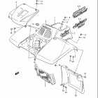 LT-F250 Quad Runner Front fender (model j / k / l)