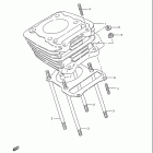 LT-F160 Quad Runner Цилиндр