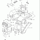 LT-F250 Quad Runner Rear fender (model m / n / p / r / s / t)