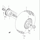 LT-F160 Quad Runner Переднее колесо