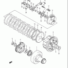 LT-F250 Quad Runner Сцепление