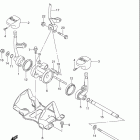 LT-4WD Quad Runner Transmission lever