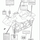 LT-F250 Quad Runner Наклейки