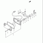 LT-F250 Quad Runner Задний фонарь