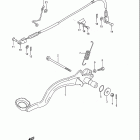 LT-F250 Quad Runner Задний тормоз