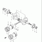 LT-F250 Quad Runner Коленвал