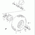 LT-F250 Quad Runner Переднее колесо