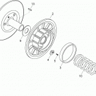 YETI PRO V-800 Ведомый шкив