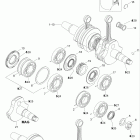 Rave N-duro 600 Коленвал и поршни