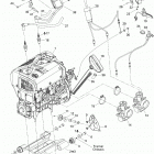 Adventure 550F Двигатель и крепление