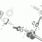 YETI PRO V-800 01- Cylinder And Crankshaft