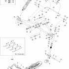 Adventure V-800 Передняя подвеска и лыжи