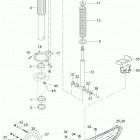 YETI PRO V-800 Передняя подвеска и лыжи