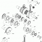 Rave RC 453 Коленвал и поршни