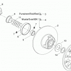 Ranger 550 Ведомый шкив