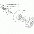 Adventure 800HO Ведомый шкив