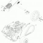 Touring V-1000 Защита ремня вариатора