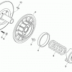 Lynx 5900FCE Ведомый шкив