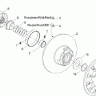 Enduro 400RC 05- Driven pulley, 400RC