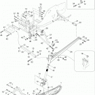 Touring V-1000 Передняя подвеска и лыжи