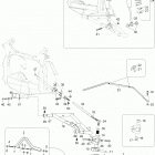 Enduro 600HO SDI Передняя подвеска и лыжи