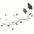 Touring V-1000 Жгут проводов и электрический блок