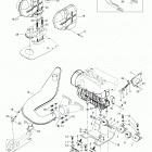Enduro 400 F 01- Engine Mount Plate / Muffler