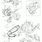 Sport Touring 800 01- Engine Mount Plate / Muffler