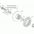 Rave 800/RC Ведомый шкив