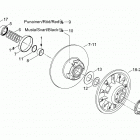 Mountain 800 HO Ведомый шкив