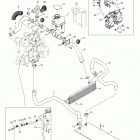 Super Touring 600 01- Radiator, Hoses