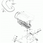 6900 FCE 01- Engine Mount Plate / Muffler