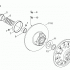 Explorer 550 F Ведомый шкив