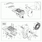 Enduro 550 F 01- Fan Housing